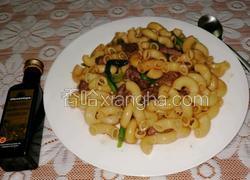 牛肉蔬菜炒通心粉