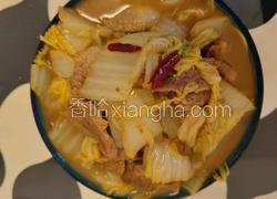 家常版白菜炖五花肉