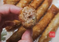 炸春卷的做法图解5