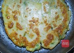 西蓝花葱花鸡蛋饼的做法图解8