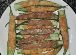 秋葵酿虾滑和牛肉滑