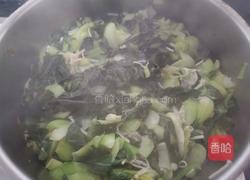 金针菇炒油菜的做法图解6