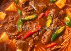 泡菜牛肉豆腐汤