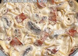 黑松露奶油培根意面