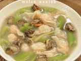 扇贝烧丝瓜馄饨的做法[图]