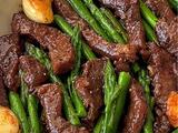 百山祖蒜香芦笋炒牛肉的做法[图]