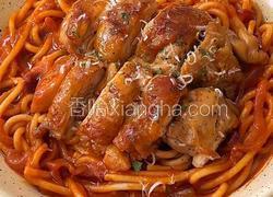 辣奶油黑松露鸡排意面