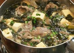 海带牛肉豆腐汤