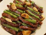 芦笋炒牛肉