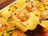 豆腐虾仁蒸蛋的做法[图]