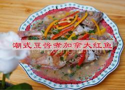 潮式豆酱煮加拿大红鱼