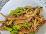 尖椒炒杏鲍菇