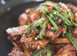 豆角炒仔鸡