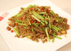 肉末香芹炒粉条