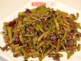 酸豆角炒鸡胗的做法[图]