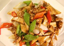 杏鲍菇炒肉片
