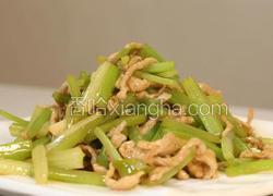 芹菜炒肉丝