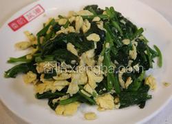 菠菜炒鸡蛋